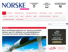 Tablet Screenshot of norskemagasinet.com